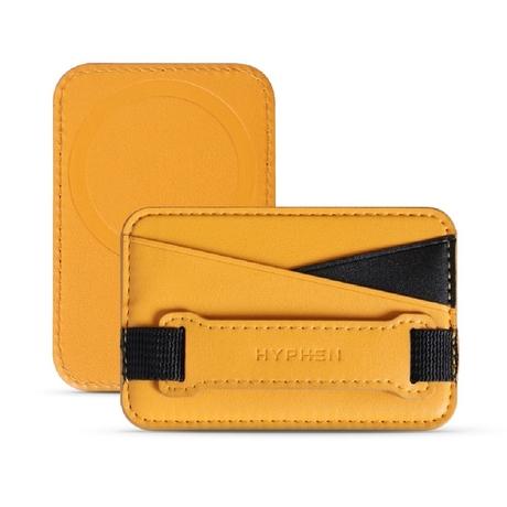 Hyphen MagSafe Wallet Dual Pocket with Grip, Orange-1