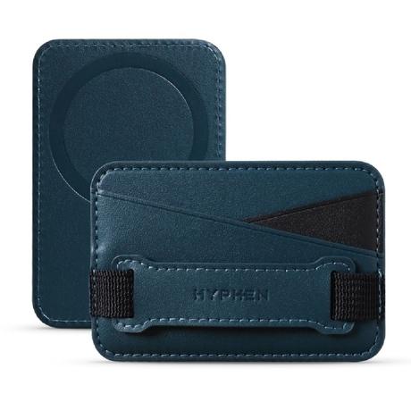 Hyphen MagSafe Wallet Dual Pocket with Grip, Blue-1