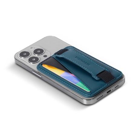 Hyphen MagSafe Wallet Dual Pocket with Grip, Blue-4