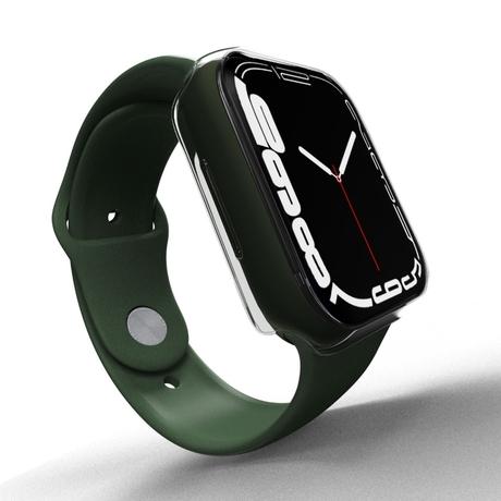 Hyphen Series 7 Apple Watch Protector, 4.5 cm (45 mm), Transparent-7
