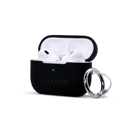 Hyphen 2nd Gen Air Pods Pro Silicone Case, Black-1