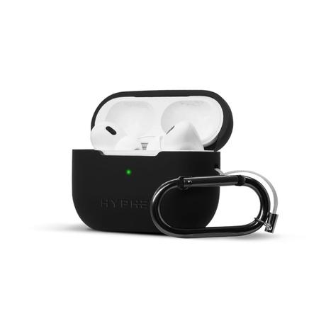 Hyphen 2nd Gen Air Pods Pro Silicone Case, Black-4
