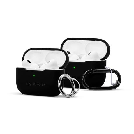 Hyphen 2nd Gen Air Pods Pro Silicone Case, Black-7