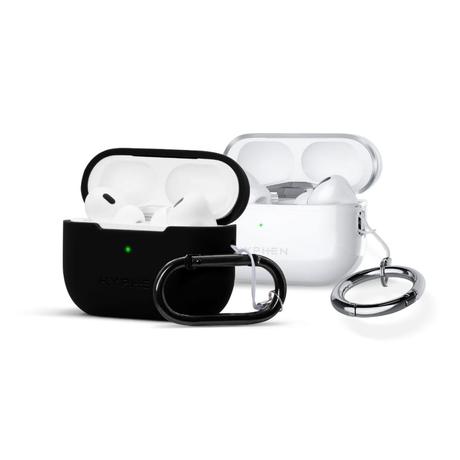 Hyphen 2nd Gen Air Pods Pro Silicone Case, Black-9