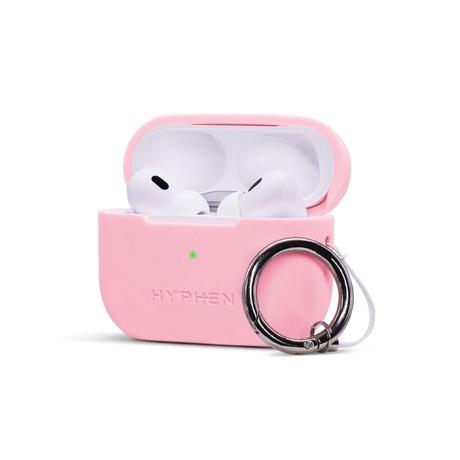 Hyphen 2nd Gen Air Pods Pro Silicone Case, Pink-1