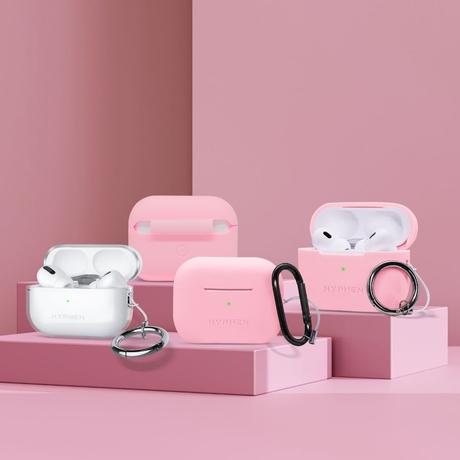 Hyphen 2nd Gen Air Pods Pro Silicone Case, Pink-10