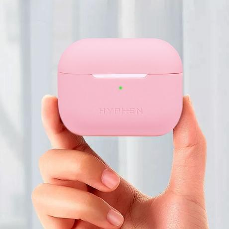 Hyphen 2nd Gen Air Pods Pro Silicone Case, Pink-11