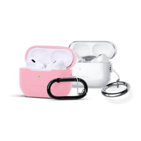 Hyphen 2nd Gen Air Pods Pro Silicone Case, Pink-9