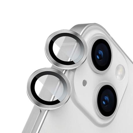 Hyphen Camera Lens Protector for iPhone 14/Plus, Silver-4