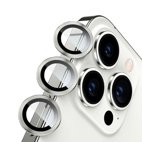 Hyphen Camera Lens Protector for iPhone 14 Pro/Pro Max, Silver-4