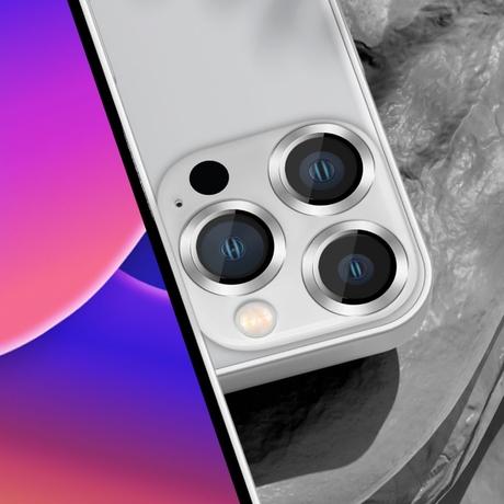 Hyphen Camera Lens Protector for iPhone 14 Pro/Pro Max, Silver-5