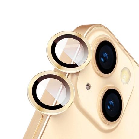 Hyphen Camera Lens Protector for iPhone 14/Plus, Gold-4