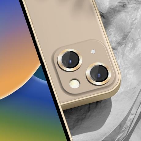 Hyphen Camera Lens Protector for iPhone 14/Plus, Gold-5