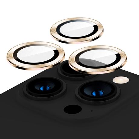 Hyphen Camera Lens Protector for iPhone 14 Pro/Pro Max, Gold-2