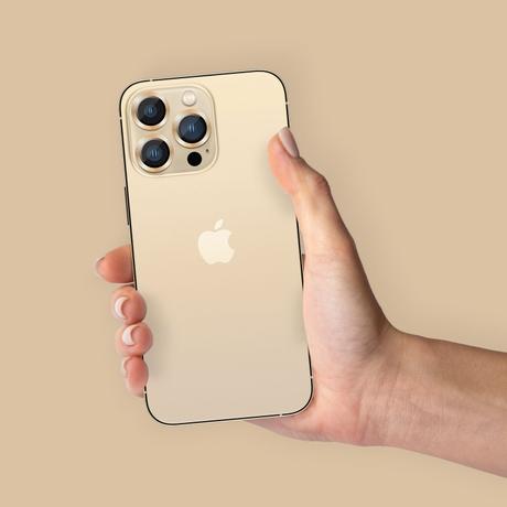 Hyphen Camera Lens Protector for iPhone 14 Pro/Pro Max, Gold-6