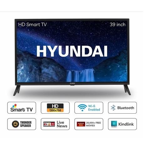 Hyundai 98 cm (39 Inch) HD SMART TV, Black, 39SWK18-2