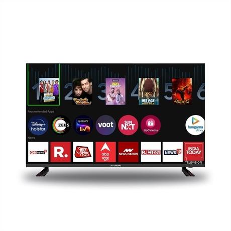 Hyundai 108 cm (43 Inch) Full HD SMART LED TV, Black, 43SBWK18-1