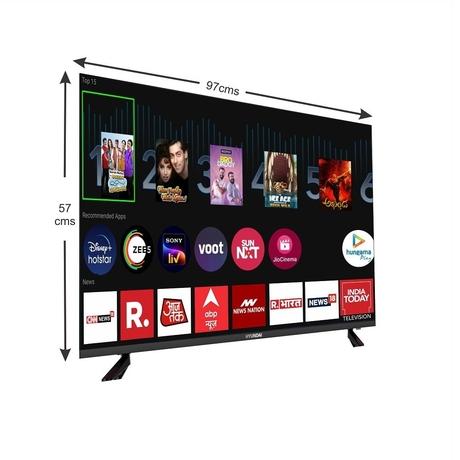 Hyundai 108 cm (43 Inch) Full HD SMART LED TV, Black, 43SBWK18-3