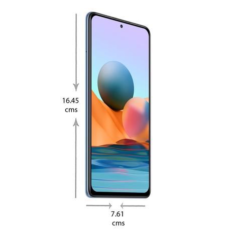 Redmi Note 10 Pro Max 128 GB, GB RAM, Glacial Blue, Mobile Phone