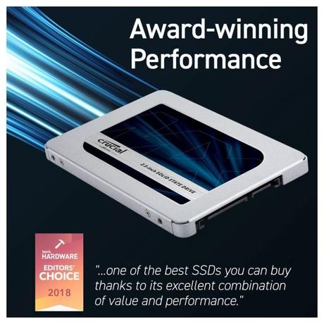 Crucial MX500 500GB SATA 7mm Internal SSD