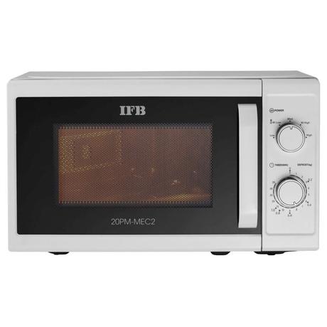 IFB 20 L Mechanical Knob Control, 5 Power Levels, Weight Defrost, Overheating Protection, Child Safety Lock Solo Microwave Oven (20PM-MEC2, White)-0