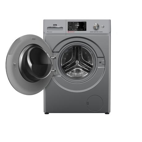IFB 8 kg Front Load, 1200 RPM, AI Powered, WiFi Enabled, Eco inverter, Steam Refresh, Warm Soak, 9 swirl Wash, Aqua Energie, Silver (MSN8012K)-3