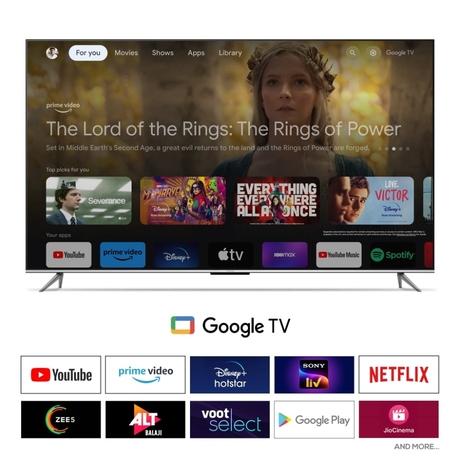 iFFALCON 164 cm (65 inches) 4K Ultra HD Smart QLED Google TV, iFF65Q73, Black-4