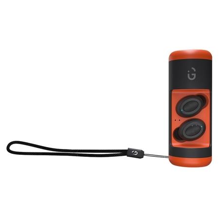 iGear Twinbod 2.0 True Wireless Earbuds With Bluetooth Speaker, Upto 3.5 hrs of playtime, Bluetooth v5.0, Auto Connect, Mult-functional button, Extra bass, Black/Orange-4