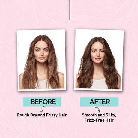 Ikonic Me 3-In-1 Express Styler Hot Air Brush For Women, 1200W Hair Dryer Brush With 1.5-Inch Ceramic Titanium Tourmaline Barrel, Blow Dryer, Hair Straightener, Volumizer Brush, Fast Drying, Frizz-Free Styling, Pink-6