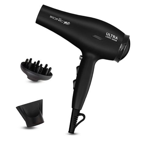 Ikonic Me Ultralight 2000 Hair Dryer, Black-0