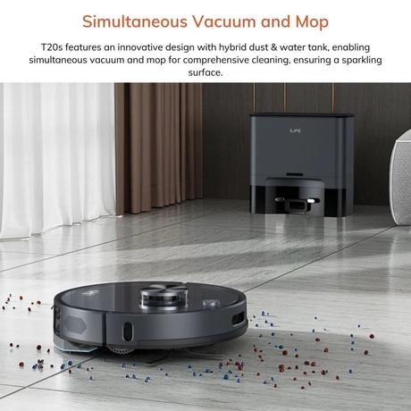 ILIFE T20s Self-Emptying Robotic Vacuum Cleaner-4