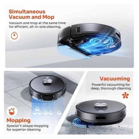 ILIFE T20s Pro Advanced Self-Emptying Robotic Vacuum Cleaner-5