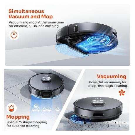 ILIFE T20s Pro Advanced Self-Emptying Robotic Vacuum Cleaner-5