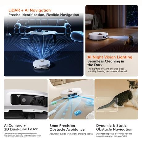 ILIFE Robotic Vacuum Cleaner, T60S-3