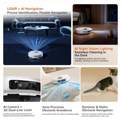 ILIFE Robotic Vacuum Cleaner, T60S-3