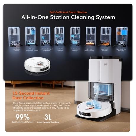 ILIFE Robotic Vacuum Cleaner, T60S-5