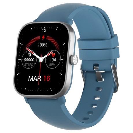 Inbase Urban Lite X Smart Watch with Multiple Health Features, Blue-1