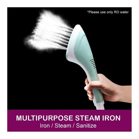 Inalsa Swiftix 1600 Watts Garment Steamer With Dynamic Quick Steam Technology, White/Green-2