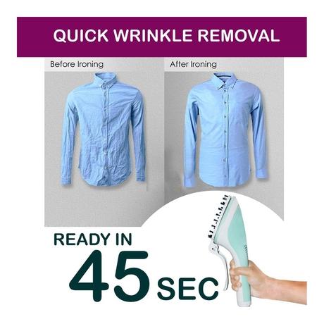 Inalsa Swiftix 1600 Watts Garment Steamer With Dynamic Quick Steam Technology, White/Green-6