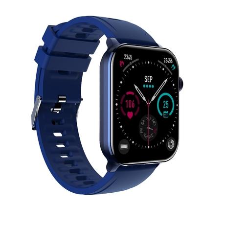 Itel ICON 3 Smartwatch with Single Chip BT Calling, 5.10 cm (2.01 inch) AMOLED Display, 500 Nits Brightness, Functional Crown, IP67 Waterproof, 170+ Watch Faces, 24 Hr Health Monitor (Midnight Blue)-1