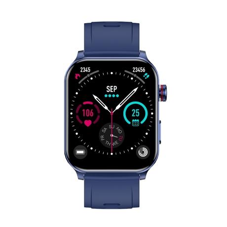 Itel ICON 3 Smartwatch with Single Chip BT Calling, 5.10 cm (2.01 inch) AMOLED Display, 500 Nits Brightness, Functional Crown, IP67 Waterproof, 170+ Watch Faces, 24 Hr Health Monitor (Midnight Blue)-3