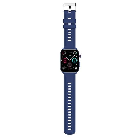 Itel ICON 3 Smartwatch with Single Chip BT Calling, 5.10 cm (2.01 inch) AMOLED Display, 500 Nits Brightness, Functional Crown, IP67 Waterproof, 170+ Watch Faces, 24 Hr Health Monitor (Midnight Blue)-6
