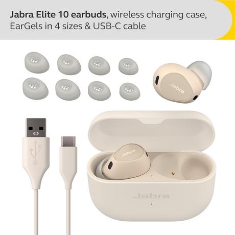Buy Jabra Elite 10 Bluetooth Earbuds Cream at Reliance Digital