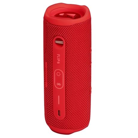JBL Flip 6 Wireless Portable Bluetooth Speaker with JBL Pro Sound, Upto 12 Hours Playtime, IP67 Water & Dustproof, PartyBoost & Personalization by JBP App (Without Mic), Red-5