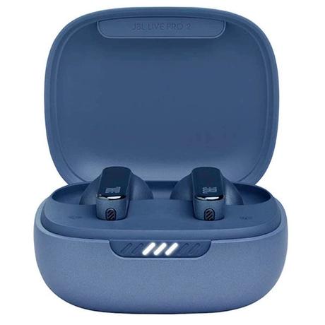 JBL Live Pro 2 Premium In Ear Wireless TWS Earbuds, ANC Earbuds, 40 Hr Playtime, Dual Connect, Customized Bass with Headphones App, 6 Mics for Clear Calls, Wireless Charging, Alexa Built-In, Blue-5