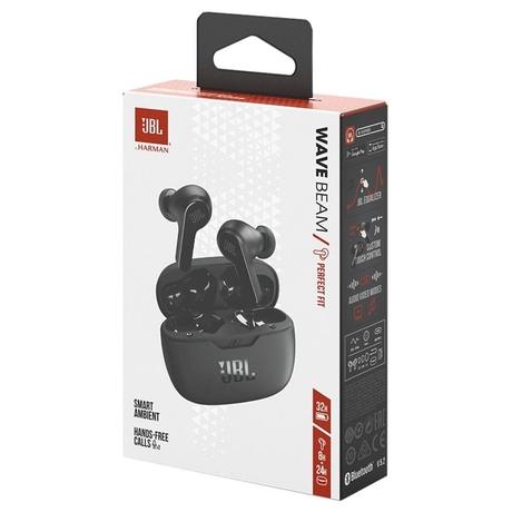 JBL Wave Beam In-Ear Wireless Earbuds (TWS) with Mic, App for Customized Extra Bass Eq, 32 Hours Battery & Quick Charge, IP54 Water & Dust Resistance, Ambient Aware & Talk-Thru, Google Fastpair, Black-11