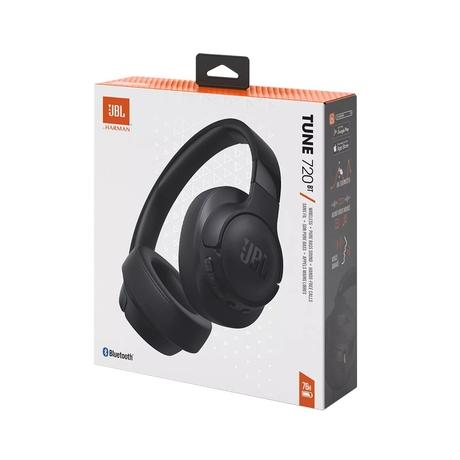 JBL Tune 720BT Wireless Over Ear Headphones with Mic, Pure Bass Sound, Upto 76 Hrs Playtime, Speedcharge, Dual Pairing, Customizable Bass with Headphones App, Lightweight, Bluetooth v5.3, Black-8