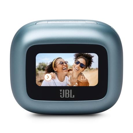 JBL New Launch Live Beam 3, Hi-Res Audio True ANC TWS, Smart Case with Touch Display, 48 H Playtime, Wireless Charging, 6 Mic, Multipoint connection, IP55 proof, Headphones App, Personi-Fi 3.0, Blue-3