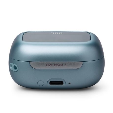 JBL New Launch Live Beam 3, Hi-Res Audio True ANC TWS, Smart Case with Touch Display, 48 H Playtime, Wireless Charging, 6 Mic, Multipoint connection, IP55 proof, Headphones App, Personi-Fi 3.0, Blue-8