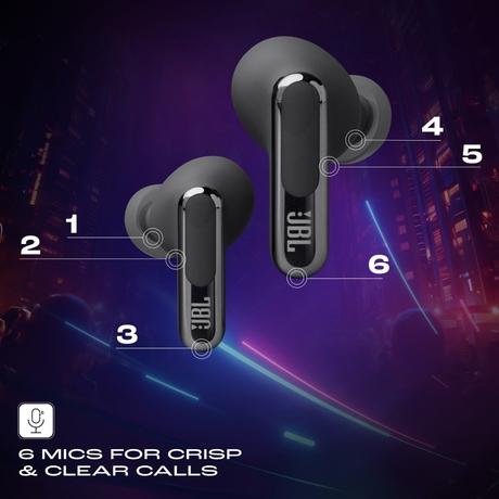 JBL New Launch Live Beam 3, Hi-Res Audio True ANC TWS, Smart Case with Touch Display, 48 H Playtime, Wireless Charging, 6 Mic, Multipoint connection, IP55 proof, Headphones App, Personi-Fi 3.0, Black-17